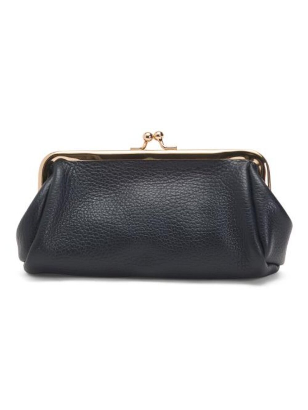 MARLON Bluette Made In Italy Leather Avery Clip Bag